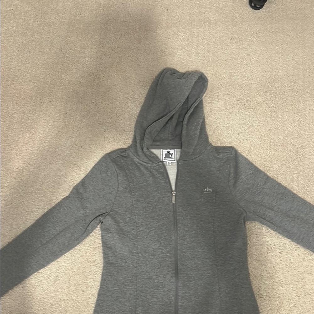 Juicy Couture Gray Zip-Up Hoodie